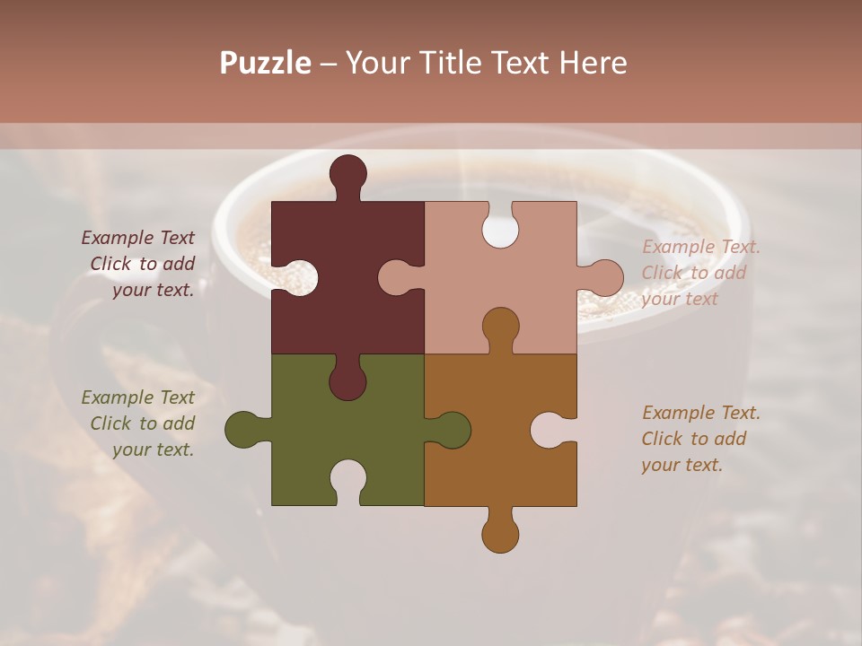 Retro Green Textile PowerPoint Template