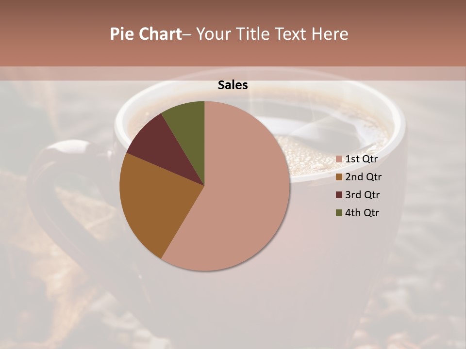 Retro Green Textile PowerPoint Template