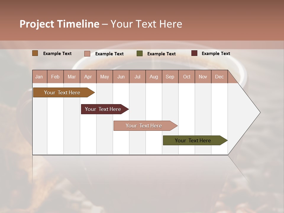 Retro Green Textile PowerPoint Template