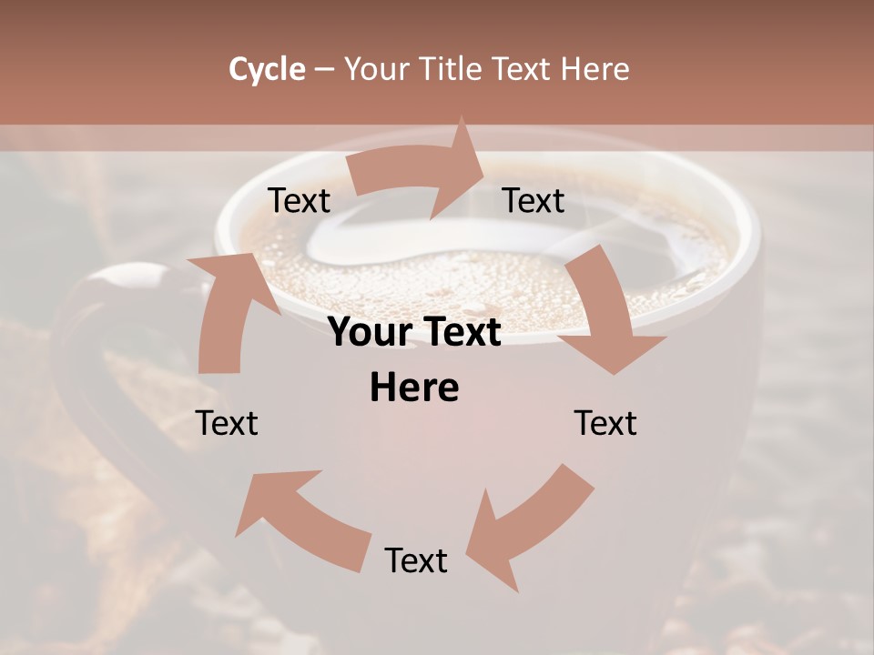 Retro Green Textile PowerPoint Template