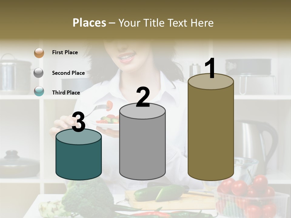 Caucasian Cook One PowerPoint Template