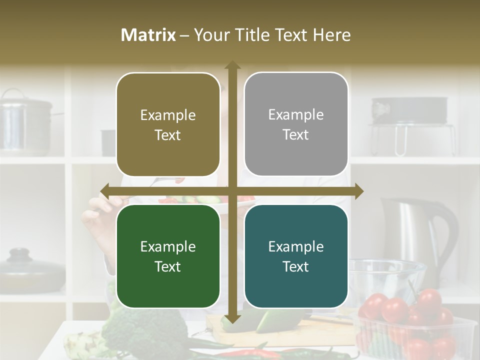 Caucasian Cook One PowerPoint Template