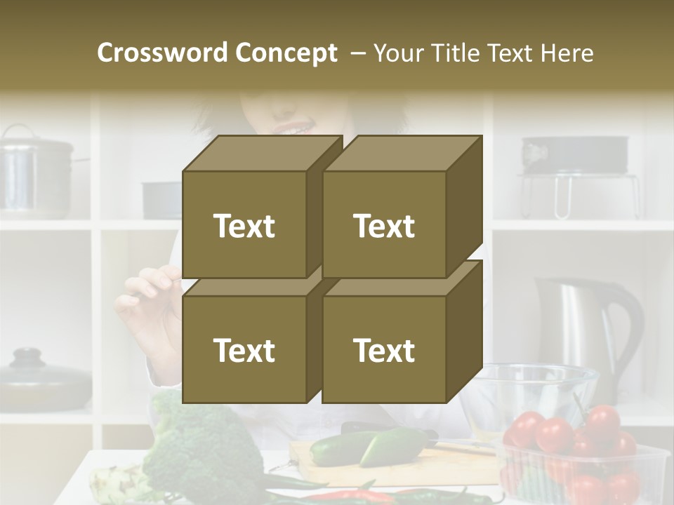 Caucasian Cook One PowerPoint Template