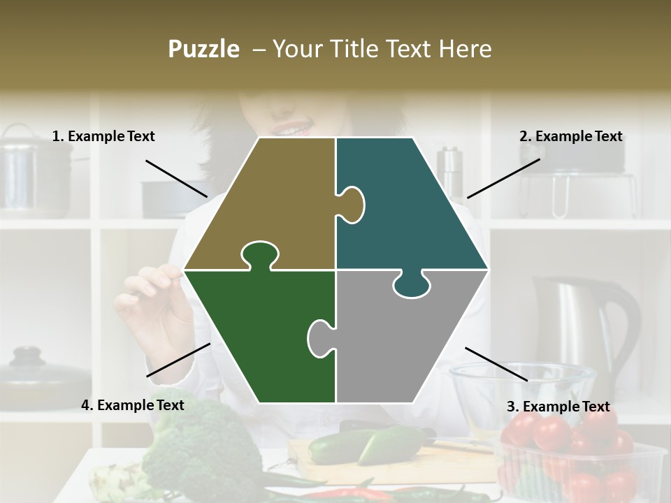 Caucasian Cook One PowerPoint Template