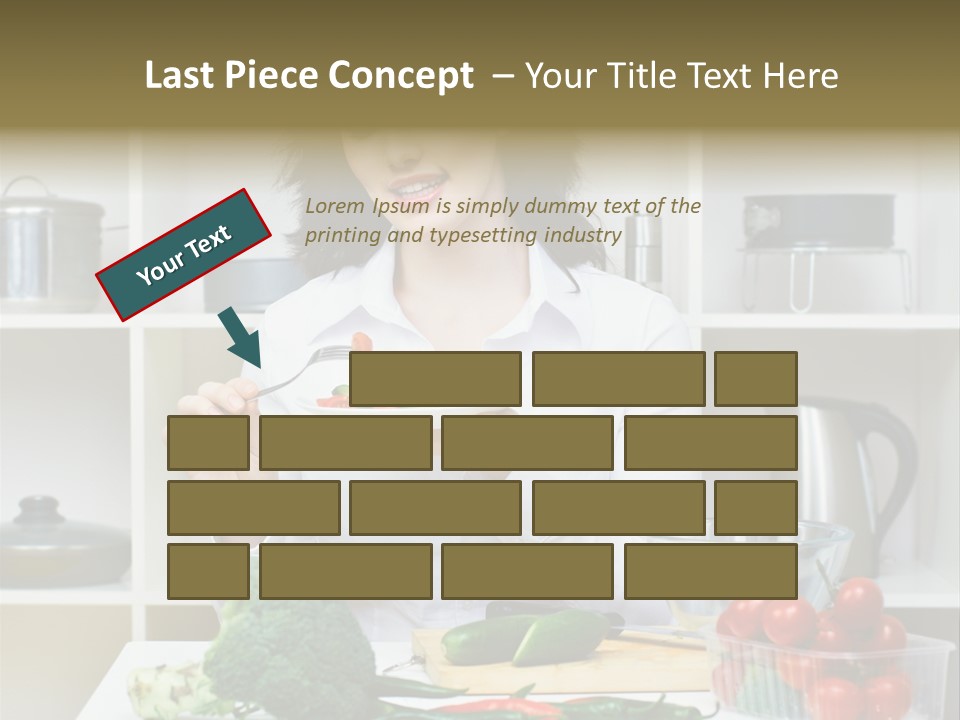Caucasian Cook One PowerPoint Template