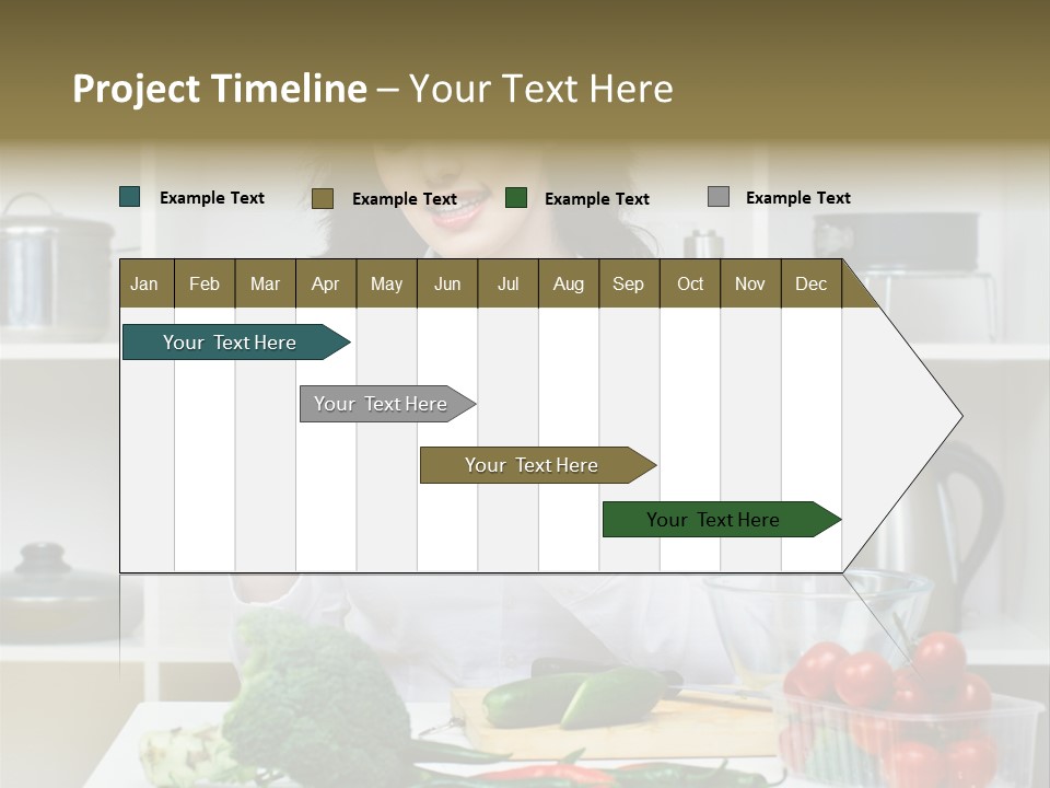 Caucasian Cook One PowerPoint Template