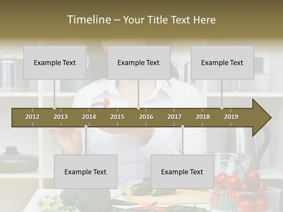 Caucasian Cook One PowerPoint Template