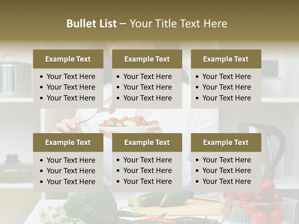 Caucasian Cook One PowerPoint Template