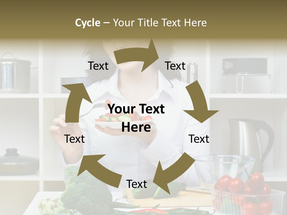 Caucasian Cook One PowerPoint Template