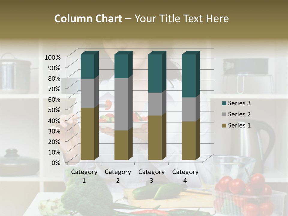 Caucasian Cook One PowerPoint Template