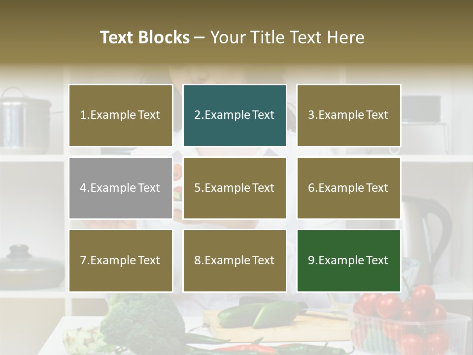 Caucasian Cook One PowerPoint Template