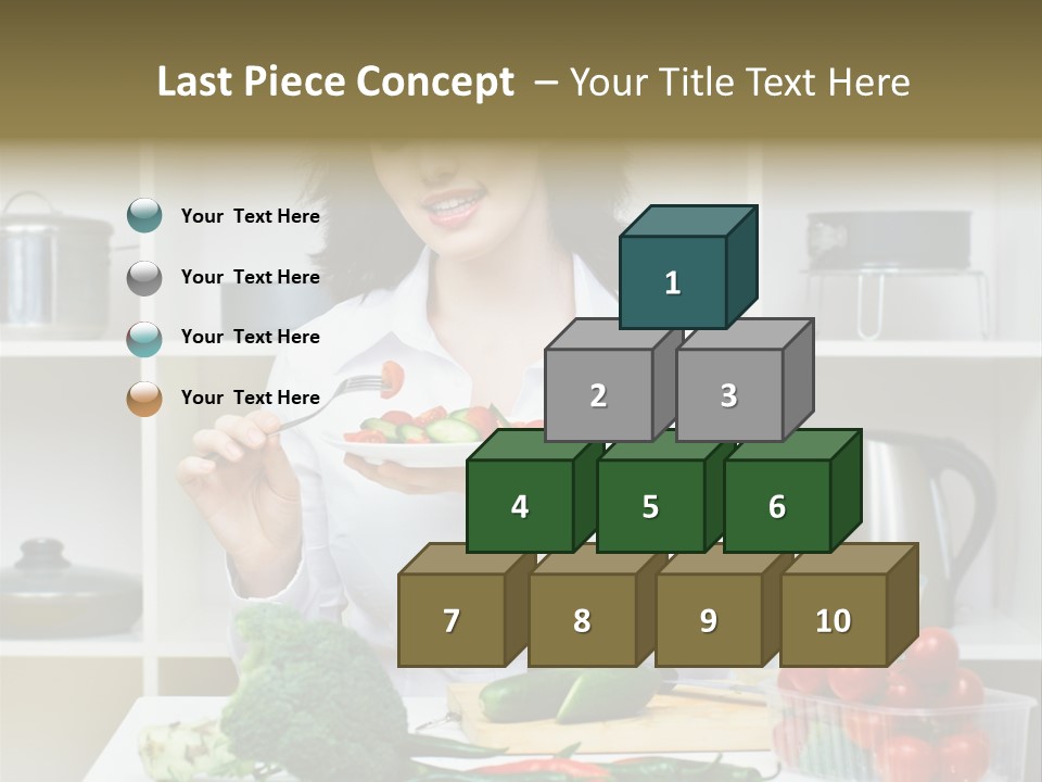 Caucasian Cook One PowerPoint Template