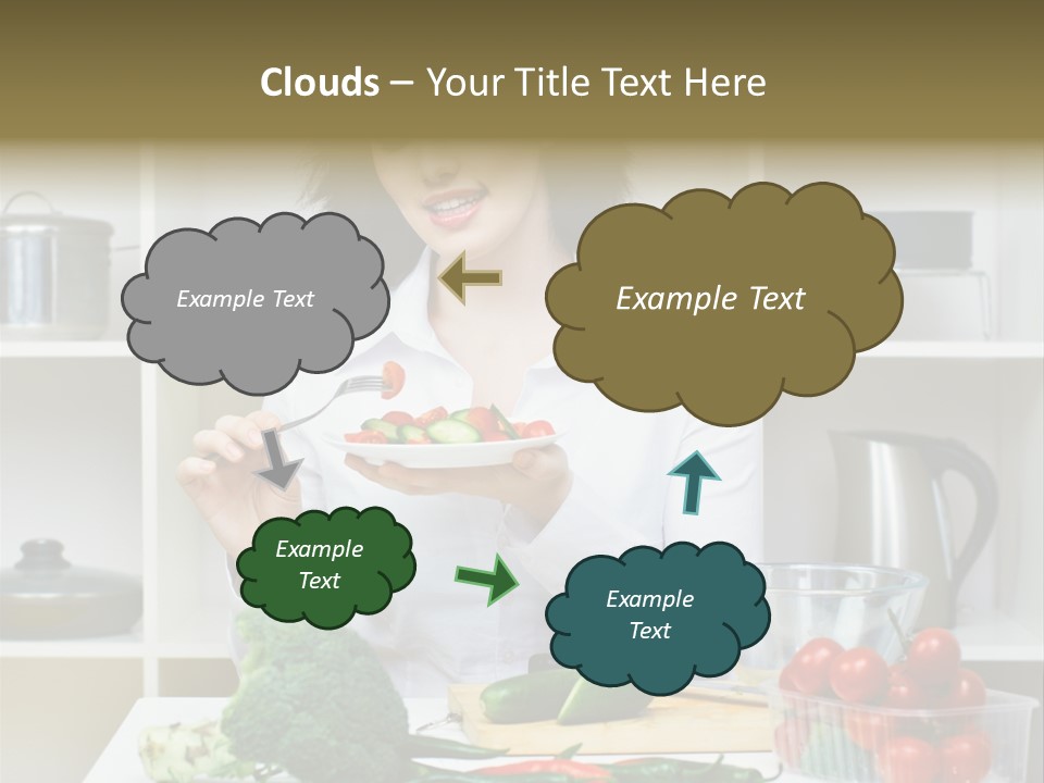 Caucasian Cook One PowerPoint Template