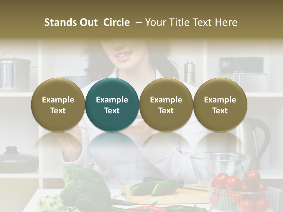 Caucasian Cook One PowerPoint Template