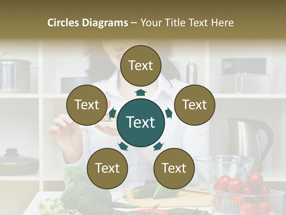 Caucasian Cook One PowerPoint Template