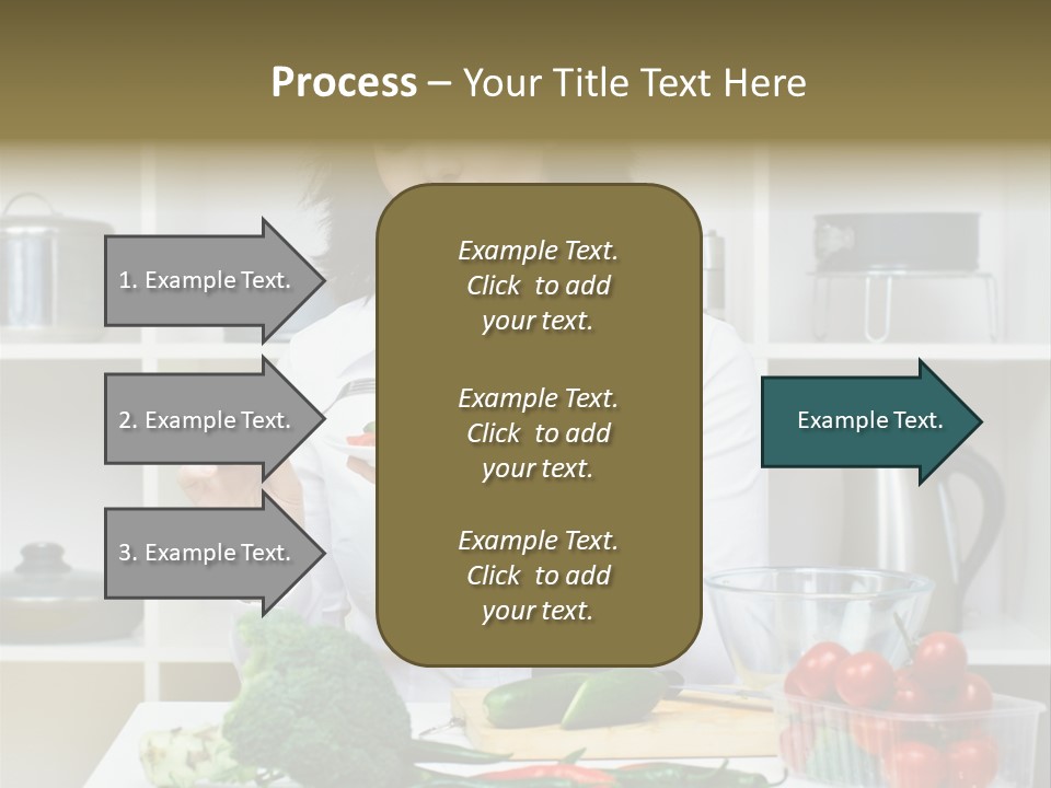 Caucasian Cook One PowerPoint Template