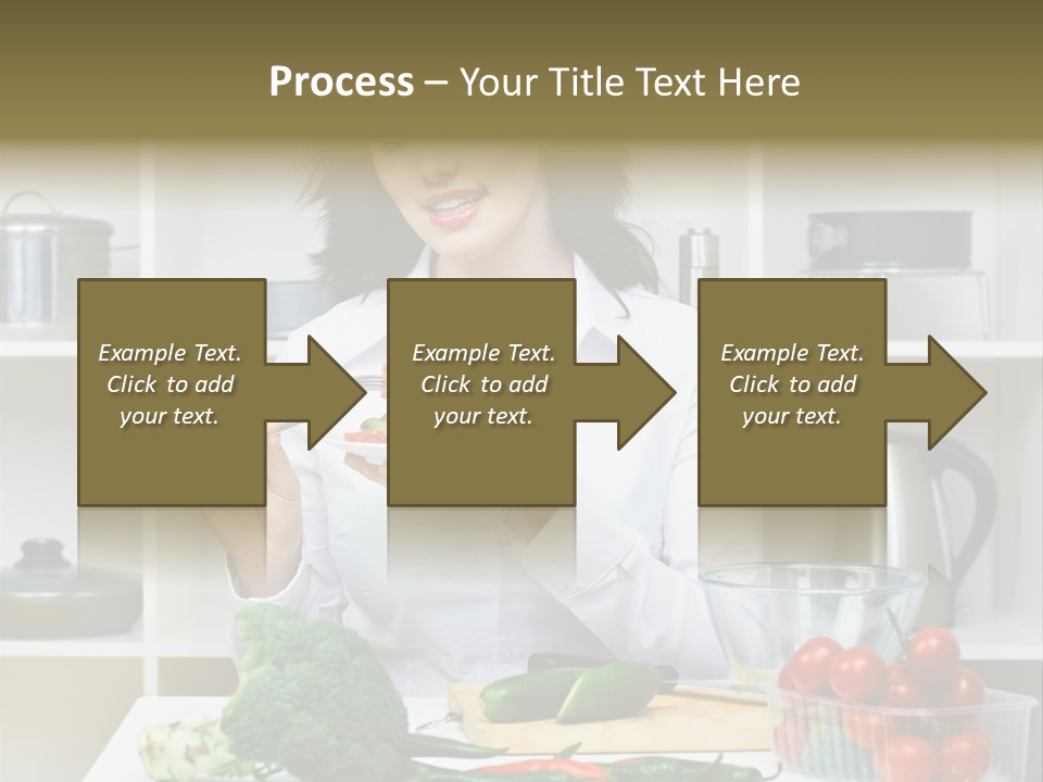 Caucasian Cook One PowerPoint Template