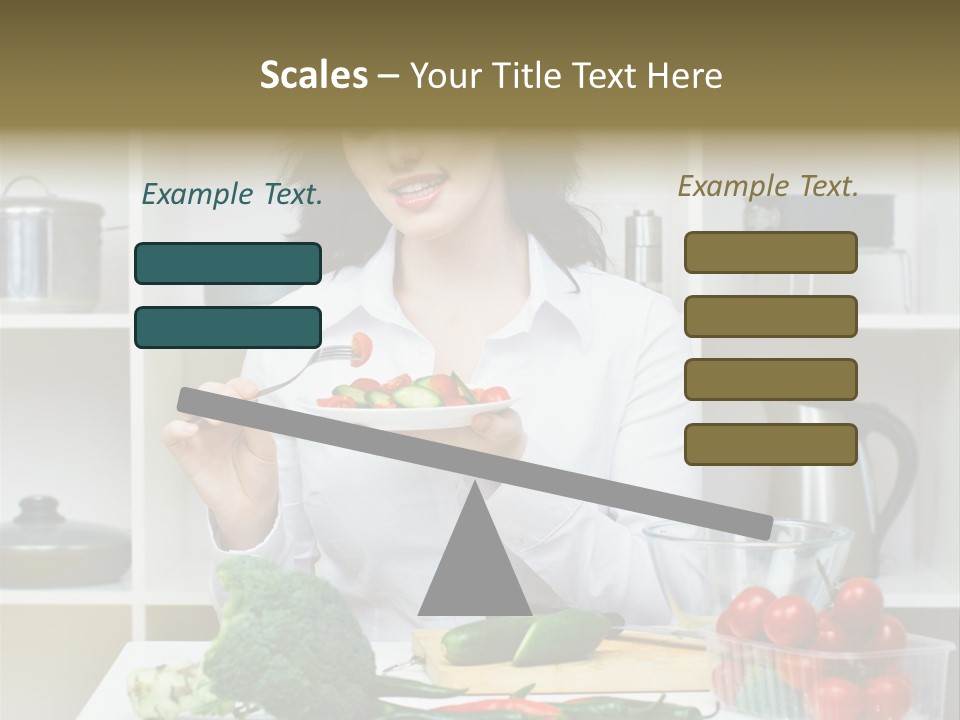 Caucasian Cook One PowerPoint Template