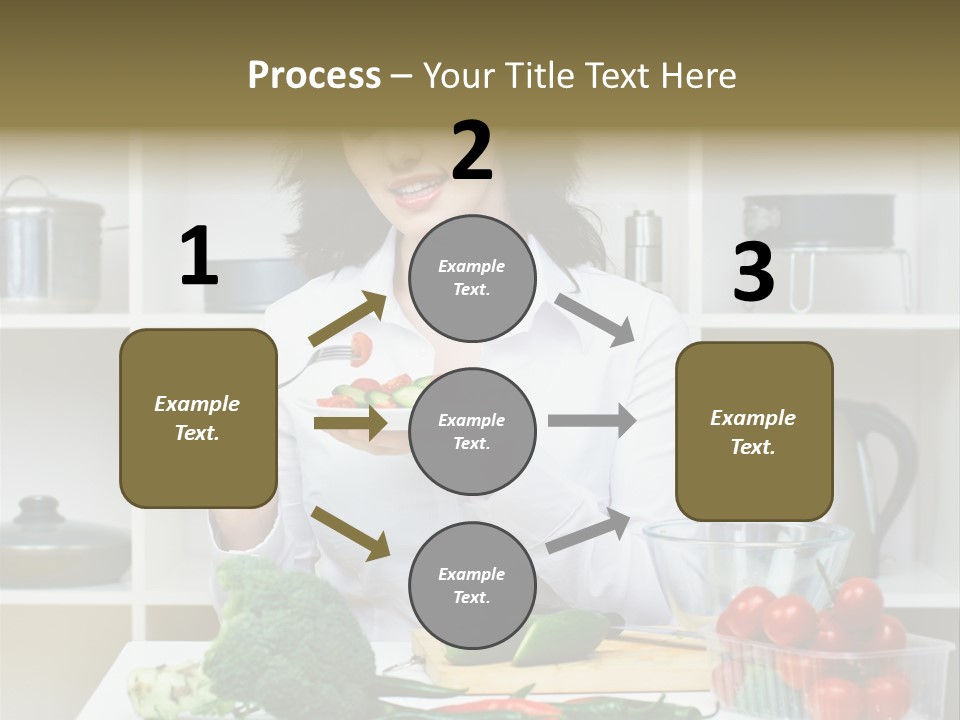 Caucasian Cook One PowerPoint Template