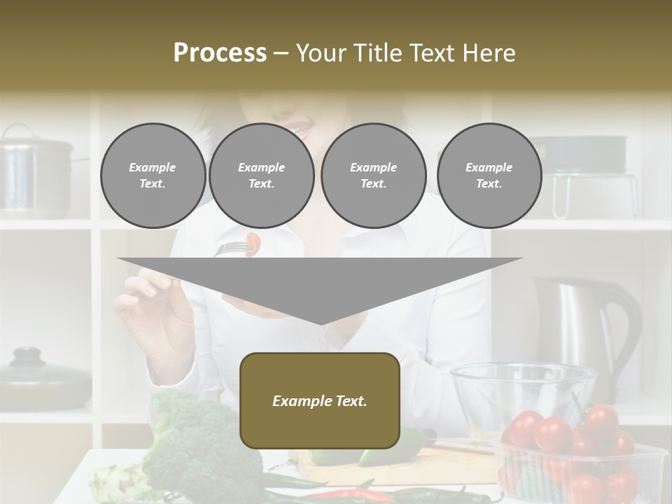 Caucasian Cook One PowerPoint Template