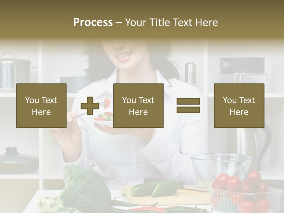 Caucasian Cook One PowerPoint Template