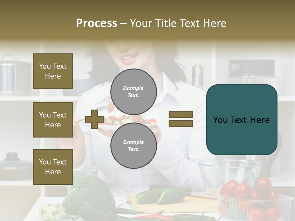 Caucasian Cook One PowerPoint Template