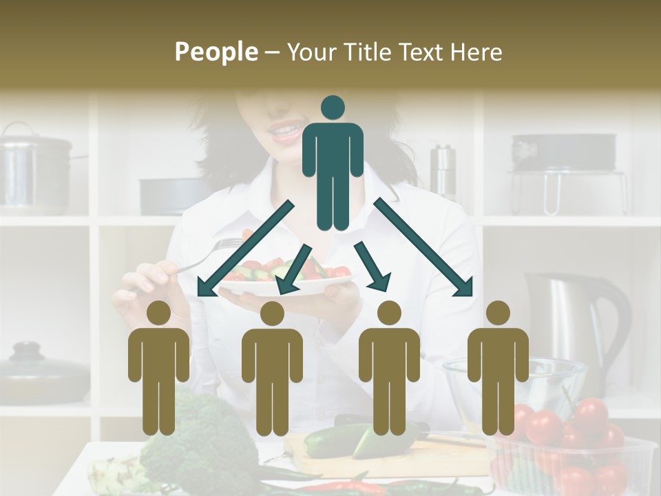 Caucasian Cook One PowerPoint Template