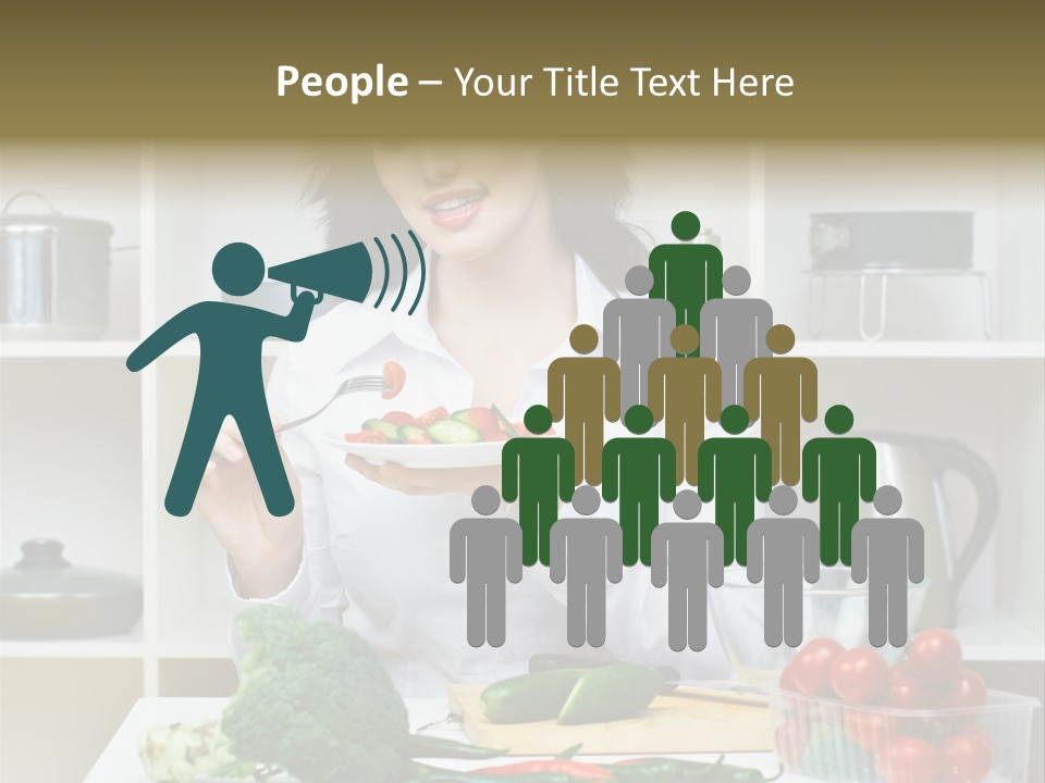 Caucasian Cook One PowerPoint Template