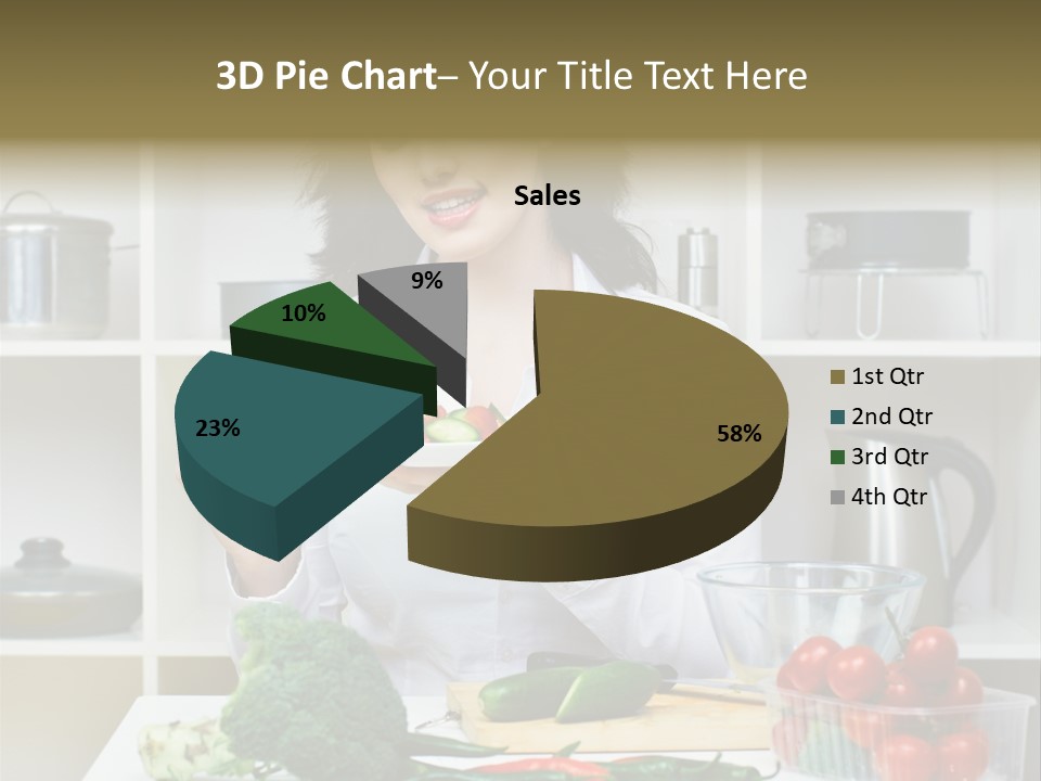 Caucasian Cook One PowerPoint Template