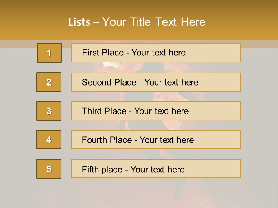 Beach Glowing Grass PowerPoint Template
