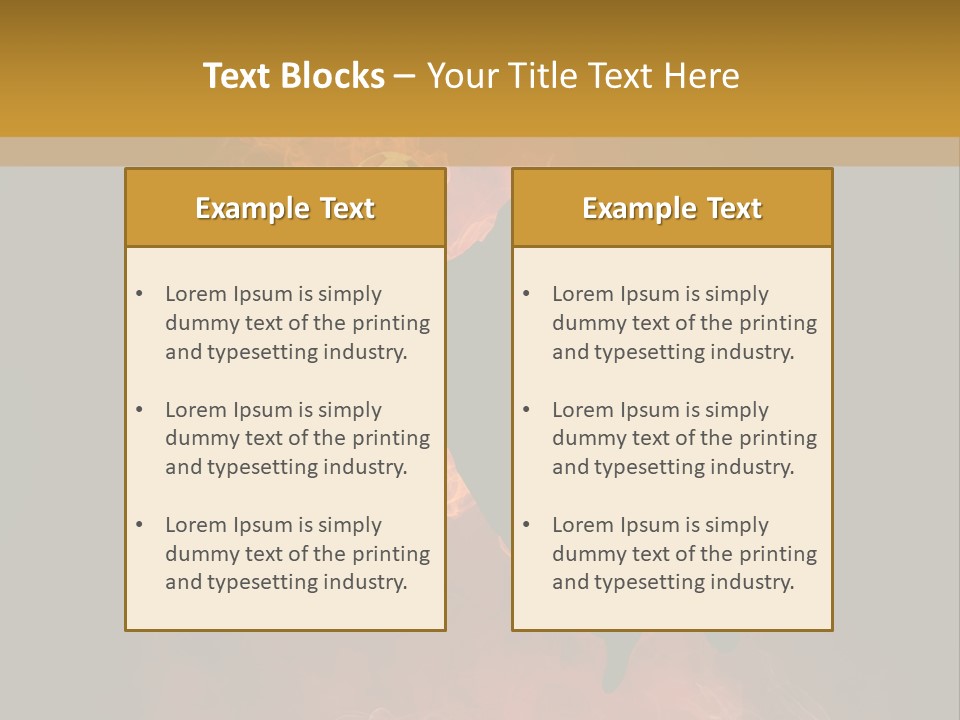 Beach Glowing Grass PowerPoint Template