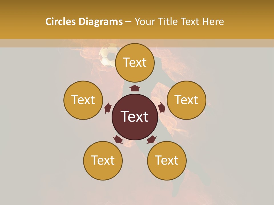 Beach Glowing Grass PowerPoint Template