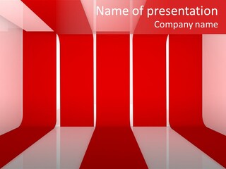 New Decoration Illustration PowerPoint Template