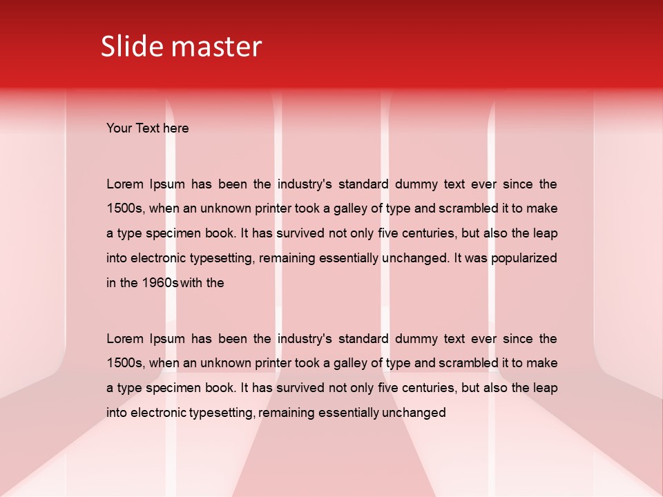 New Decoration Illustration PowerPoint Template