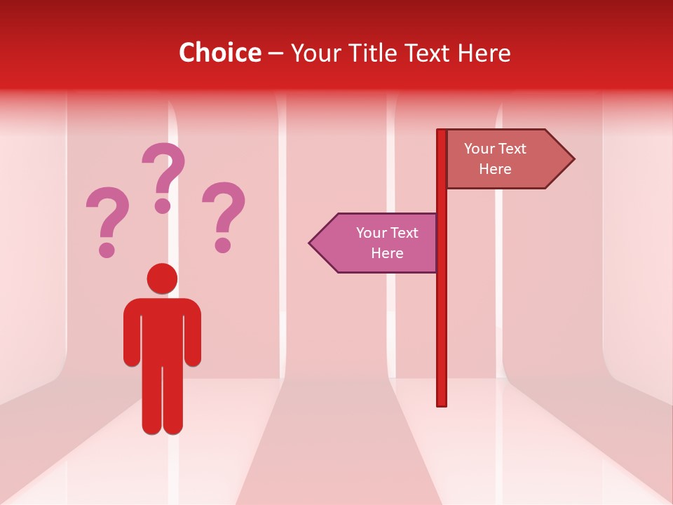 New Decoration Illustration PowerPoint Template