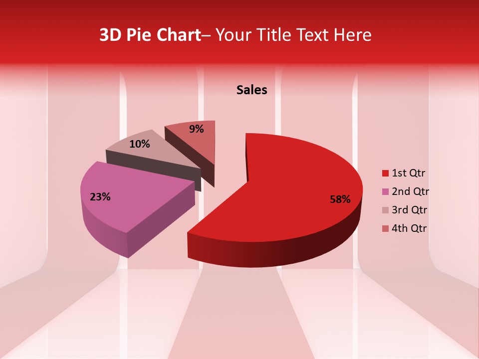 New Decoration Illustration PowerPoint Template