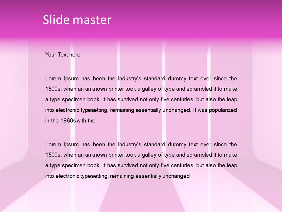 White Space Decoration PowerPoint Template