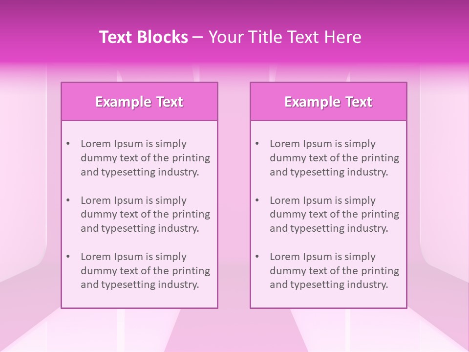 White Space Decoration PowerPoint Template