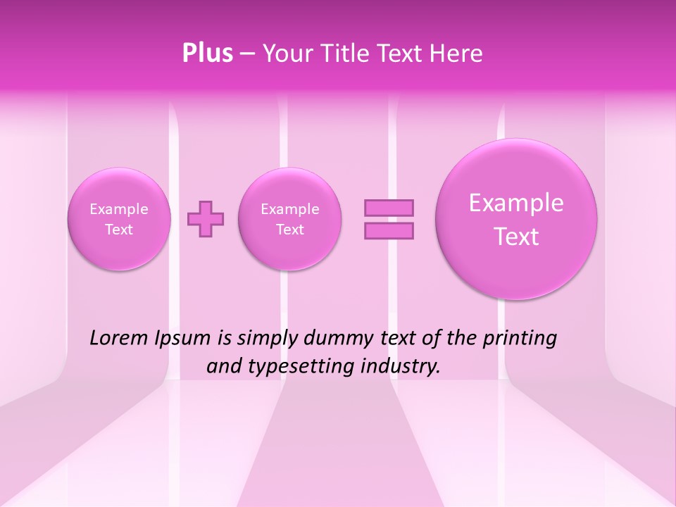 White Space Decoration PowerPoint Template