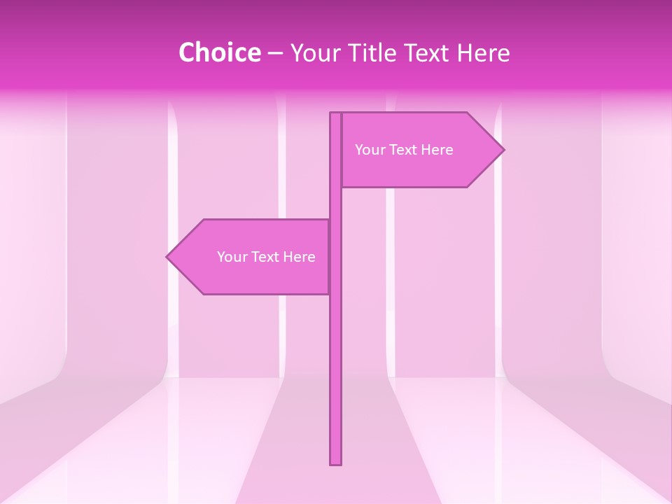 White Space Decoration PowerPoint Template
