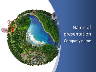 Car Environment Metropolis PowerPoint Template