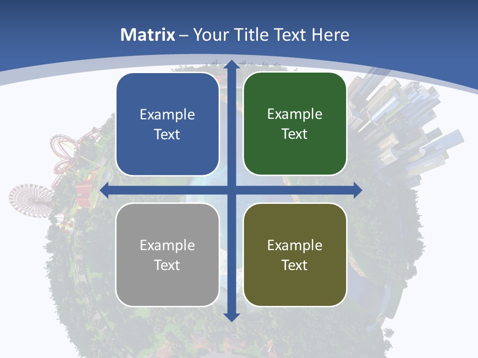 Car Environment Metropolis PowerPoint Template