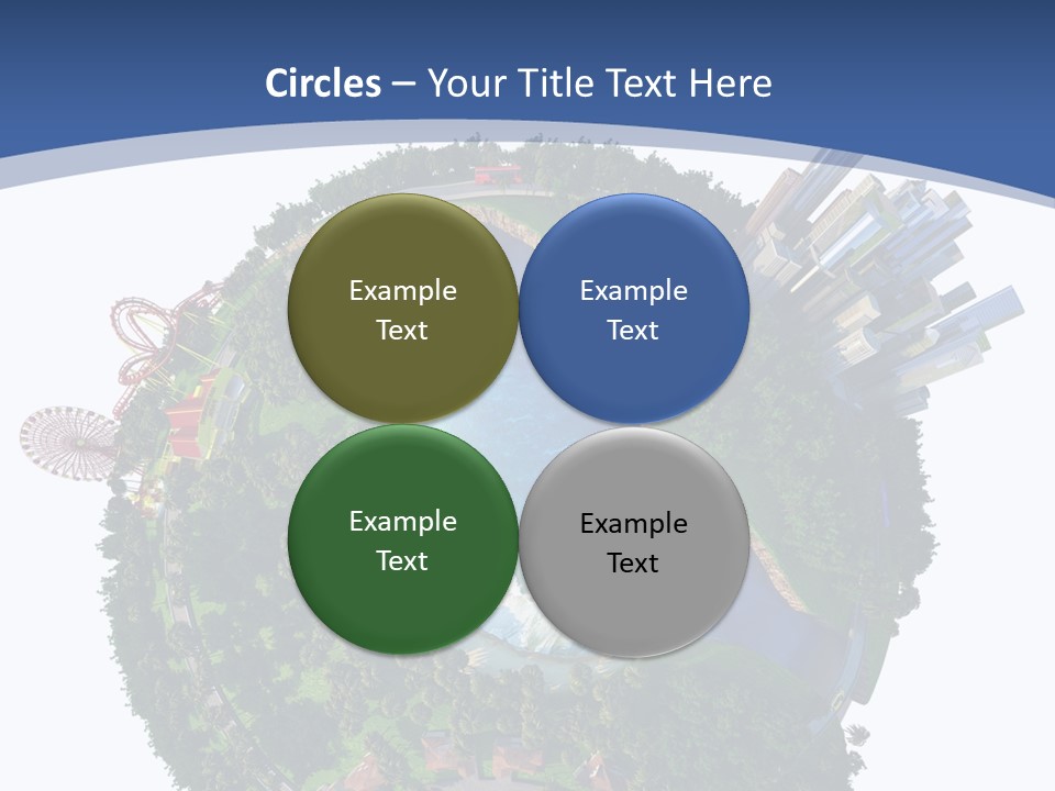 Car Environment Metropolis PowerPoint Template