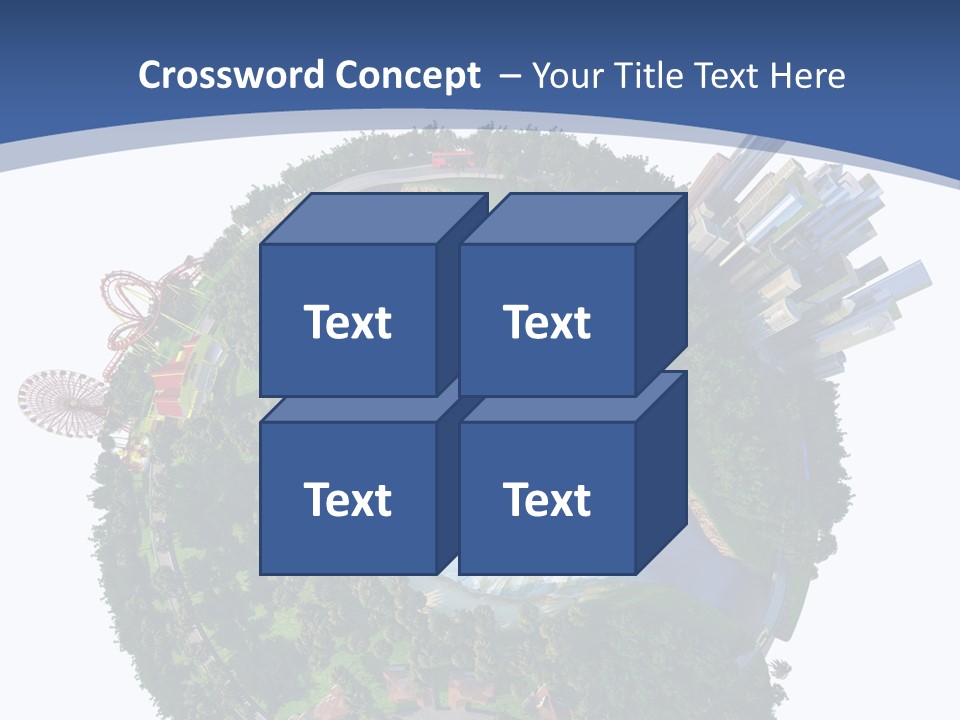 Car Environment Metropolis PowerPoint Template