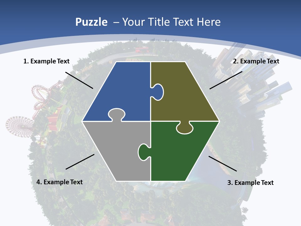 Car Environment Metropolis PowerPoint Template