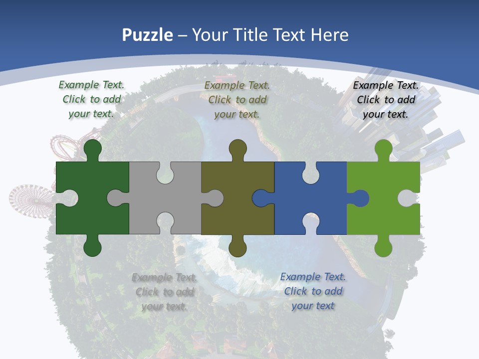 Car Environment Metropolis PowerPoint Template