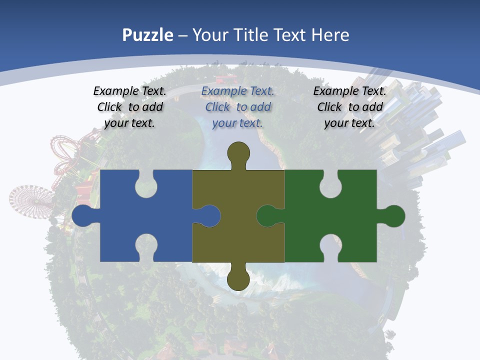 Car Environment Metropolis PowerPoint Template