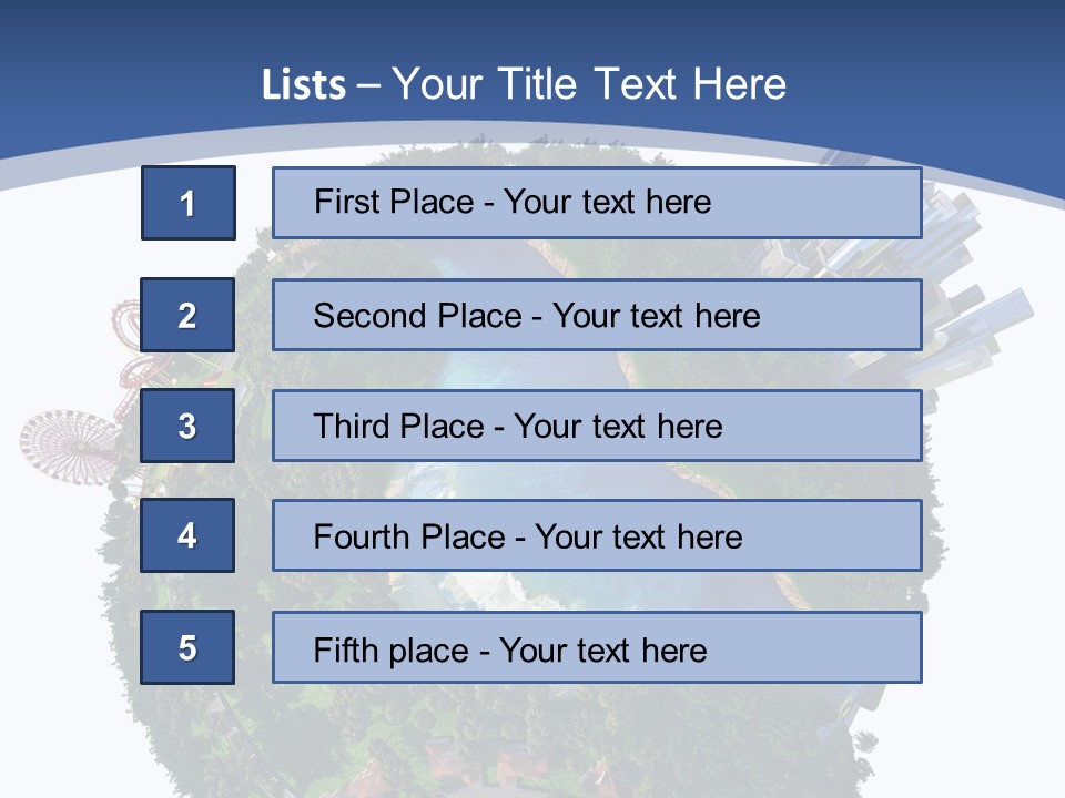 Car Environment Metropolis PowerPoint Template