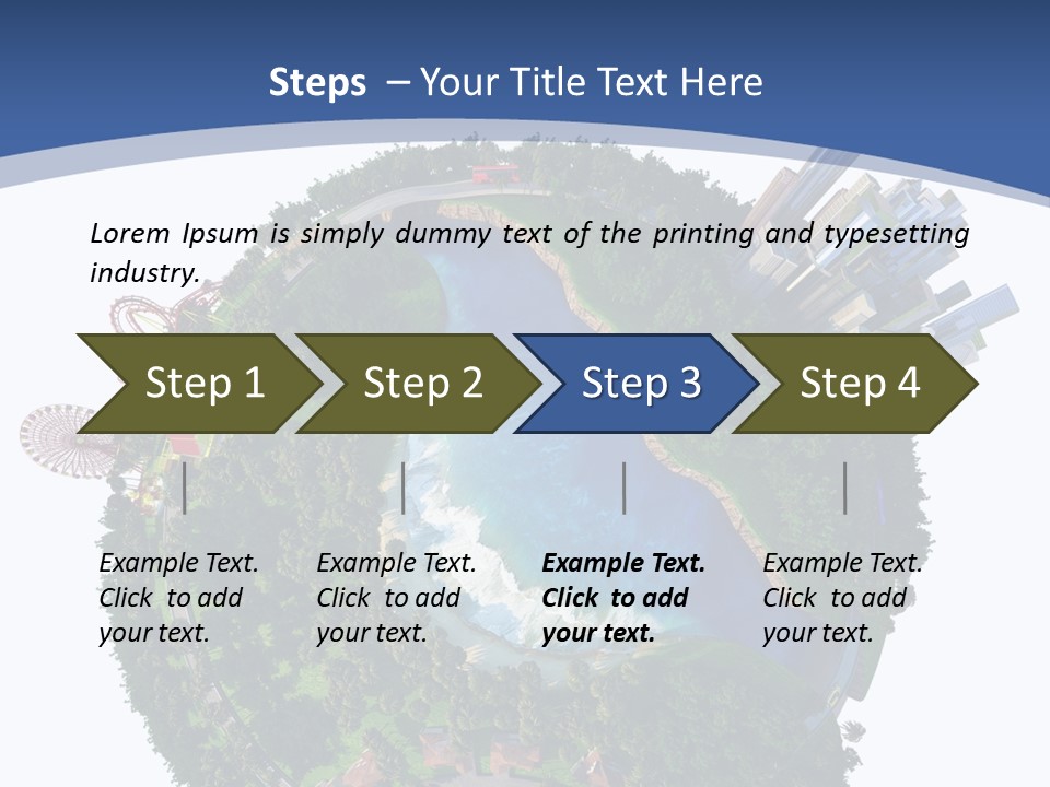 Car Environment Metropolis PowerPoint Template