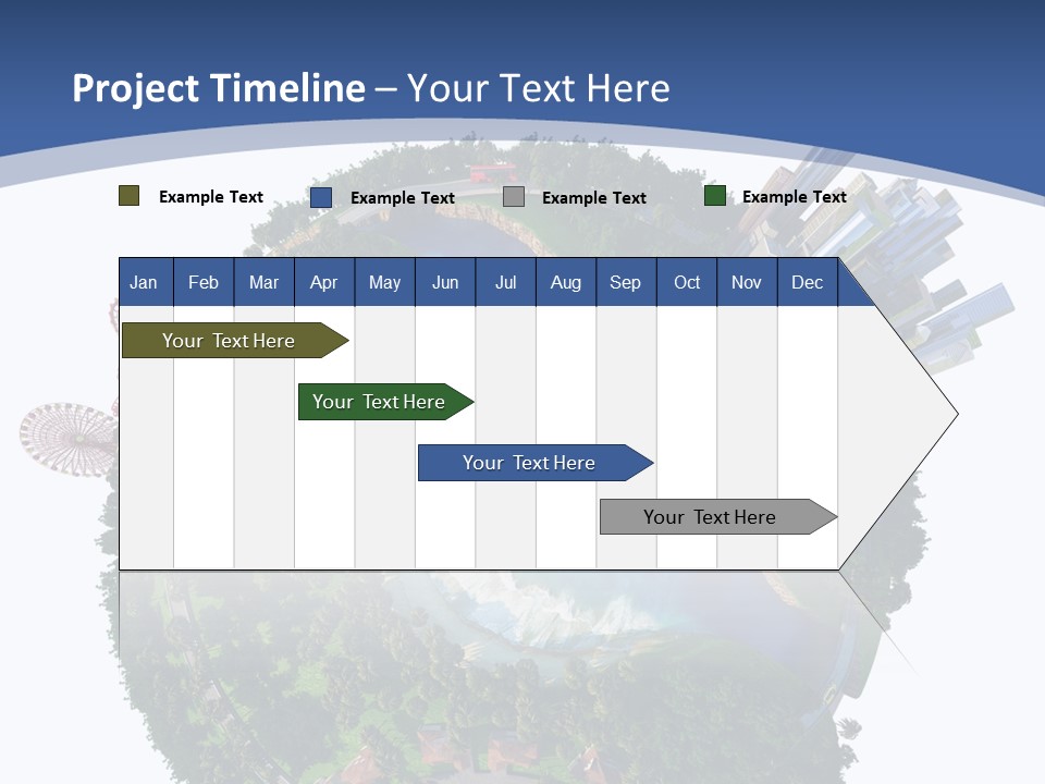 Car Environment Metropolis PowerPoint Template